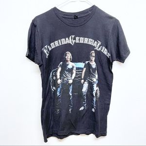 Florida Georgia Line Band Tour 2013 Men's Small Black Cotton Shirt